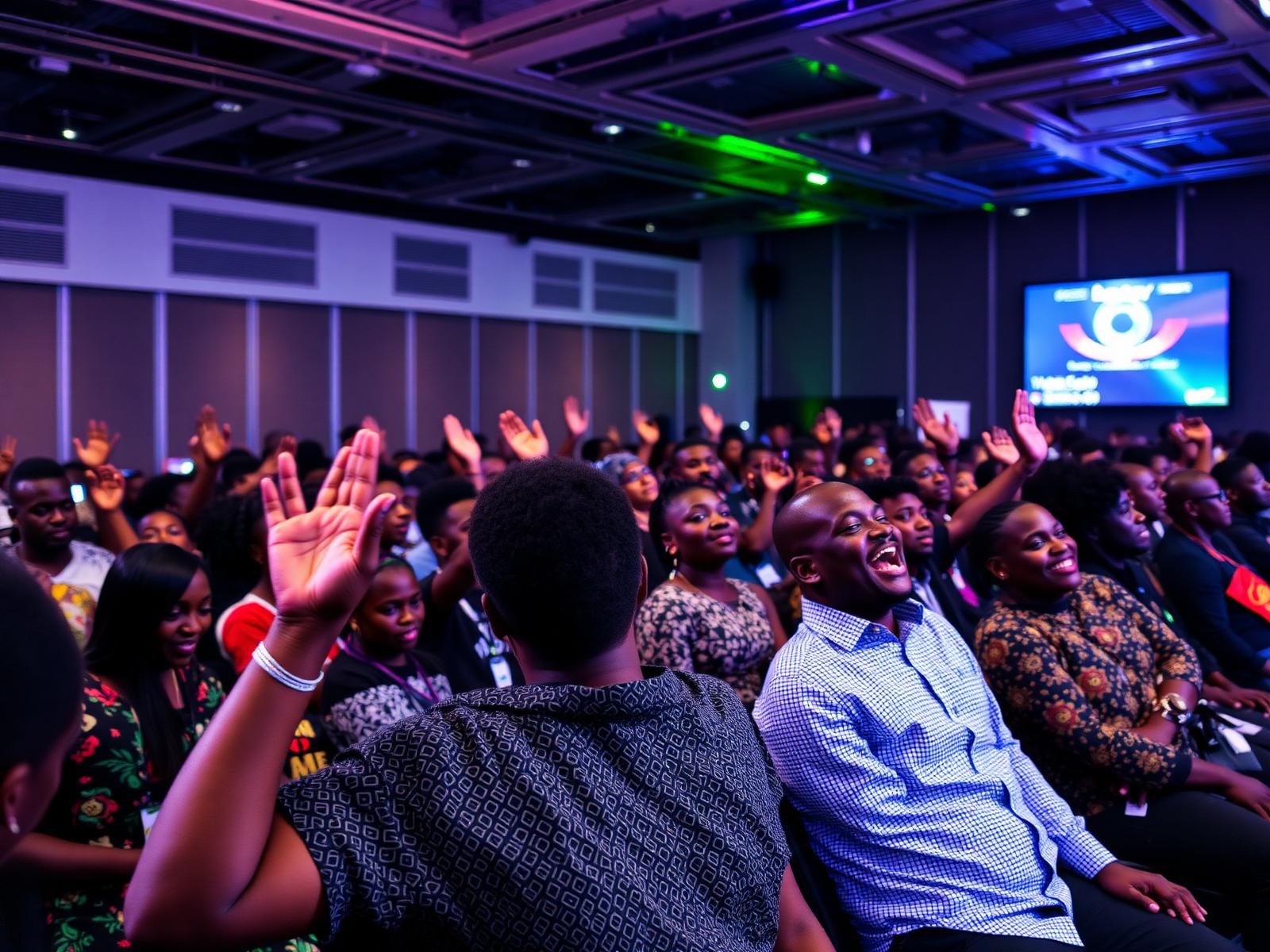 Public d'une conférence tech africaine