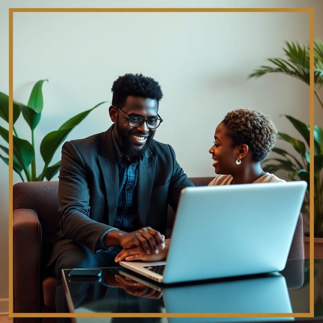 Coach business en visioconférence avec entrepreneur
